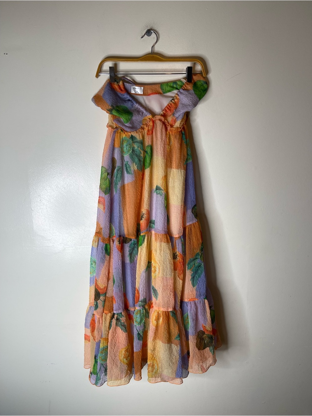 Le Fou Wilfred Fruit Pattern Swing Dress Size XXS Womens